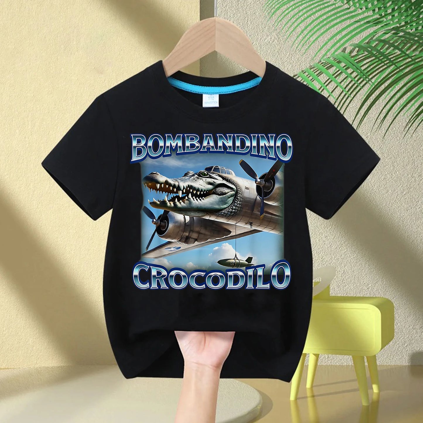 Italian-Brainrot Children's T-shirt Boys /Girls Short Sleeve Breathable 2025 Funny Italian Tee.