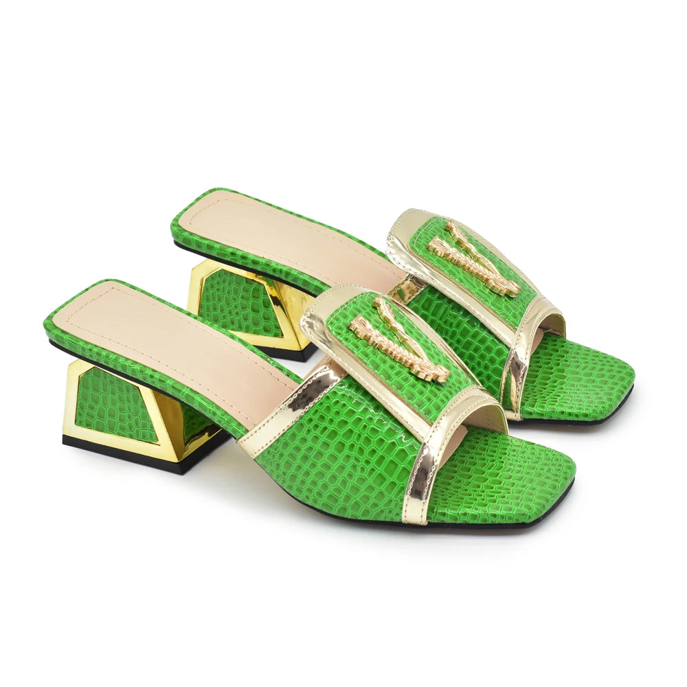 New Ladies Dress Shoes Decorated with open Toe Luxury Sandals