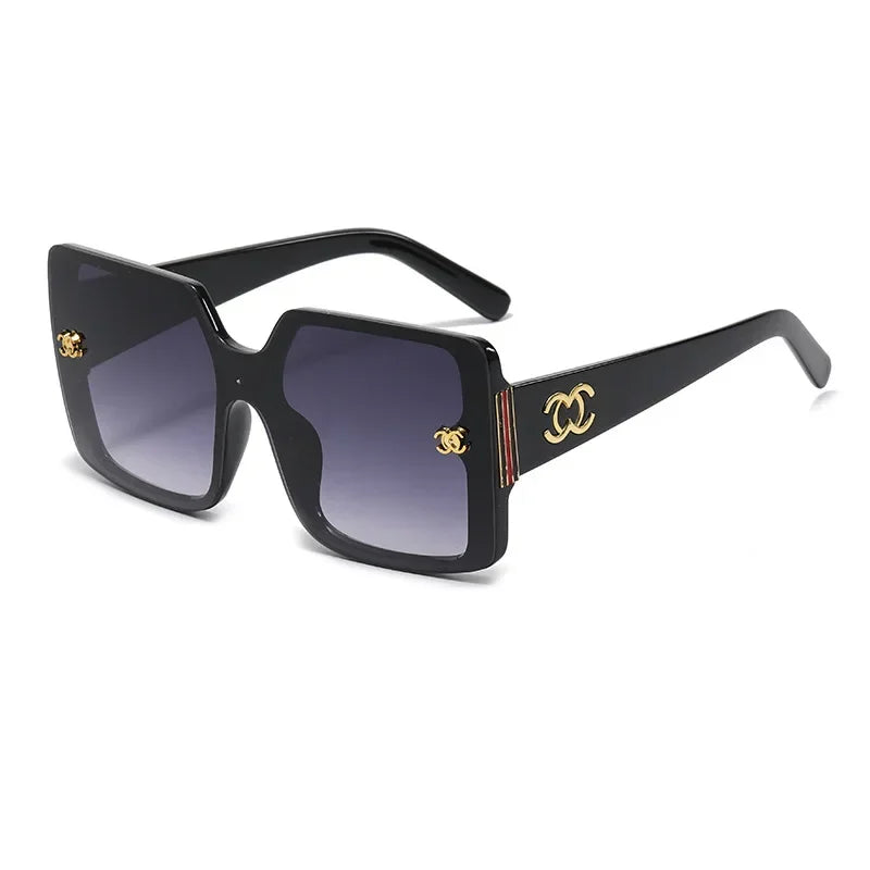 Luxury Women's brand Oversized Designer Sunglasses UV400 .