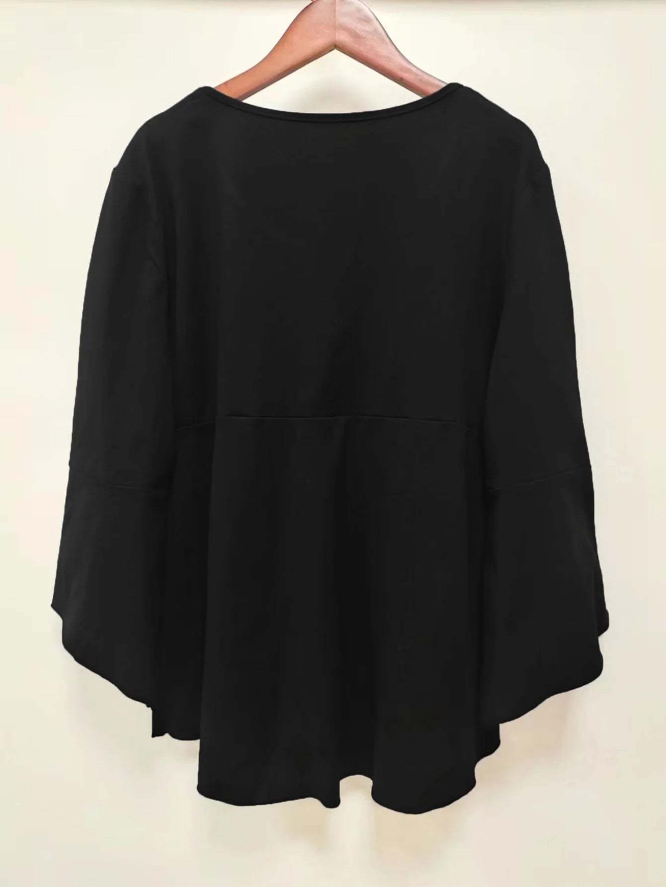 Plus size women's new style European Style casual solid colour top