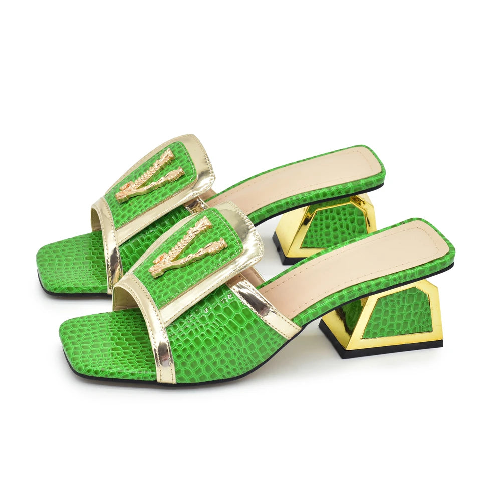 New Ladies Dress Shoes Decorated with open Toe Luxury Sandals