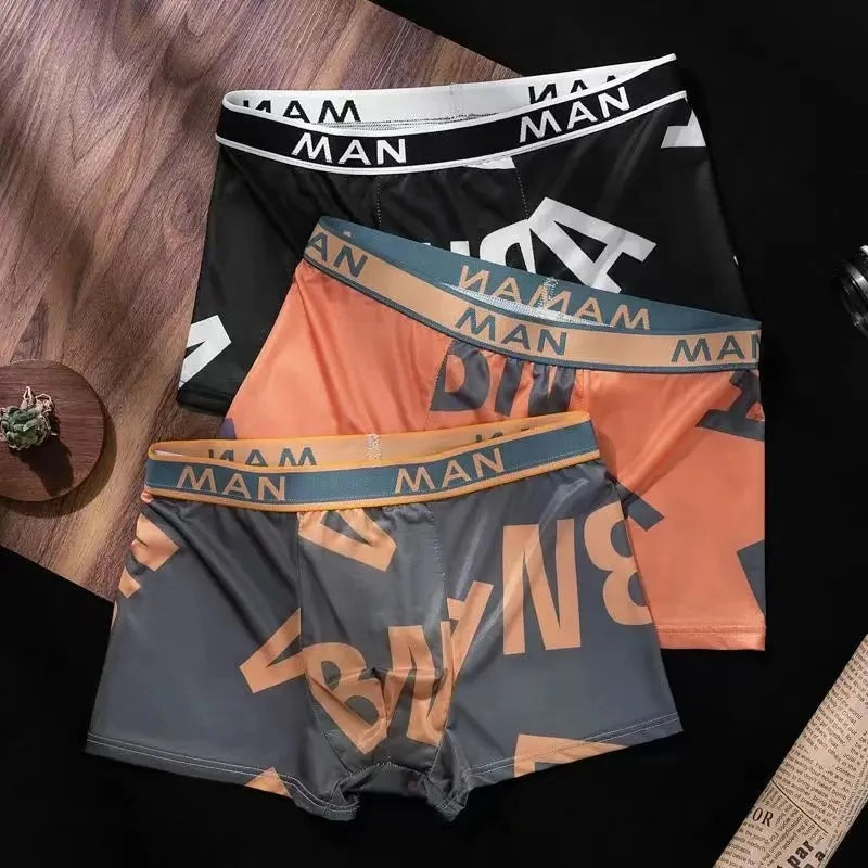 12PCS Men's Boxers Underwear Comfortable and Breathable , Plus Size .