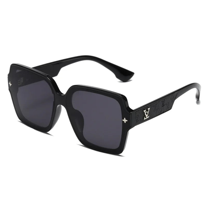 Luxury Women's New Retro UV Protection UV-400 Large Frame Glasses
