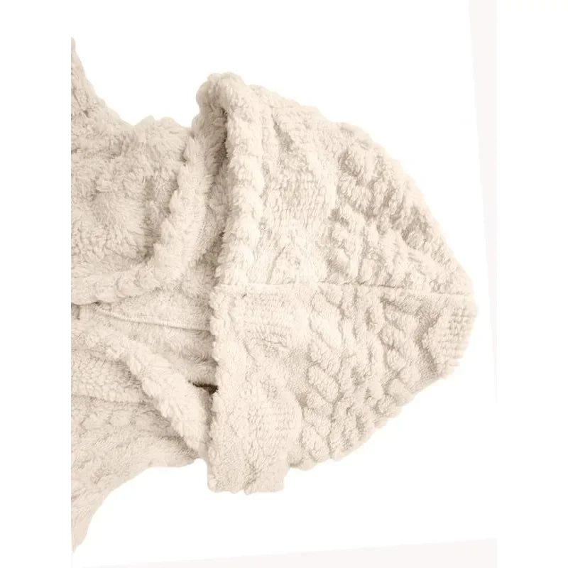 Plus Size 1XL-5XL Women's Textured Hooded Vest Sleeveless Hoodie Coat Button Down Faux Fur Coat. 1X-5X