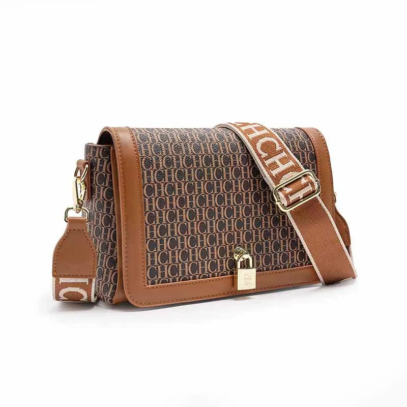 Women's Shoulder Elegant Cross-body Letter Embossed Printed Design.
