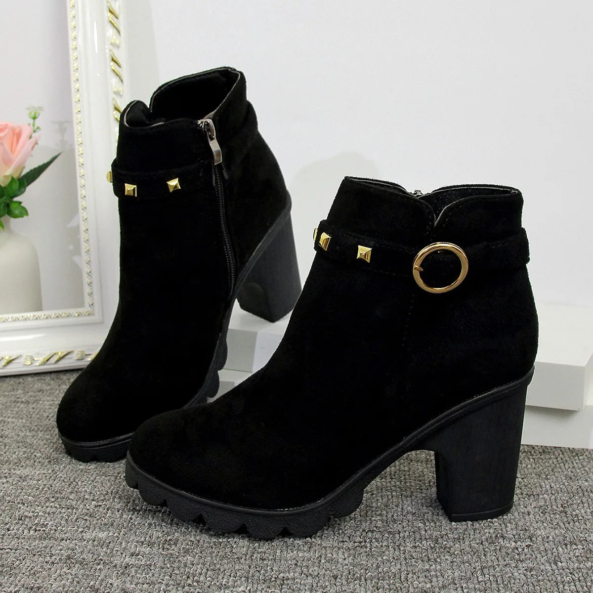Women Booties Quality European Style.