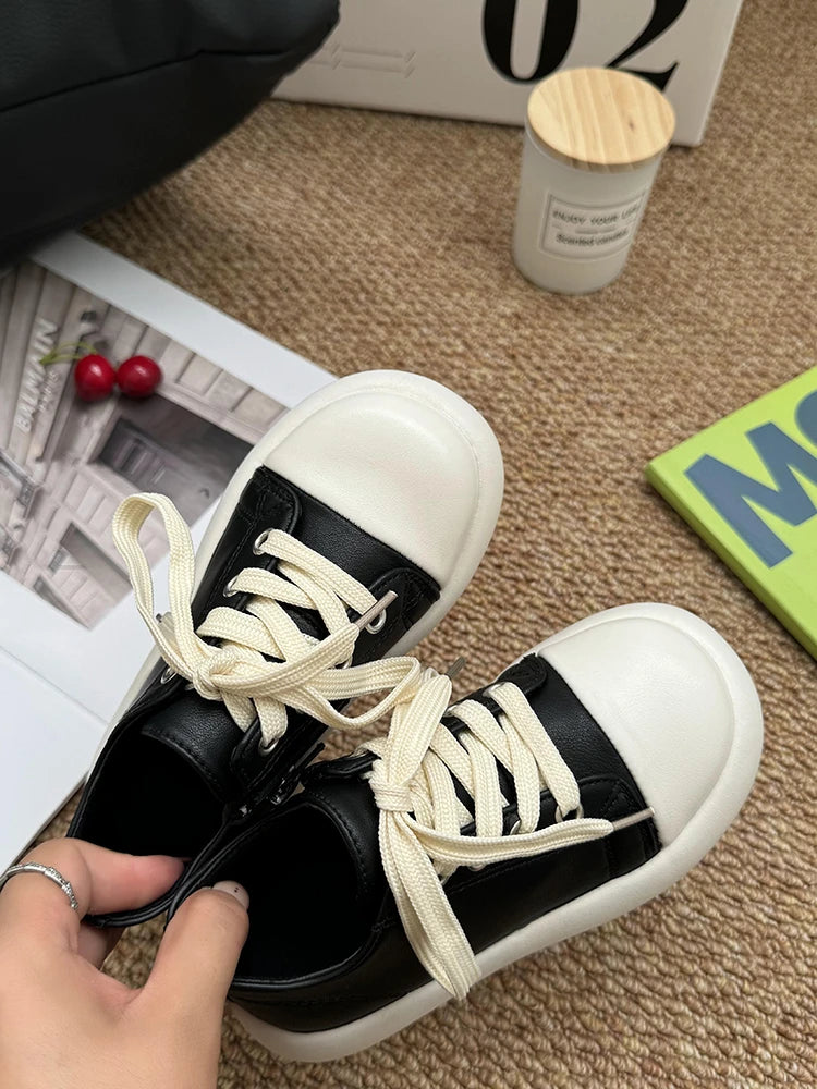Children's Boots Autumn and Winter New Korean Style Short Boots for Boys and Girls Waterproof Mid-Calf Baby Girl Leather Boots Fashionable Brand Shoes