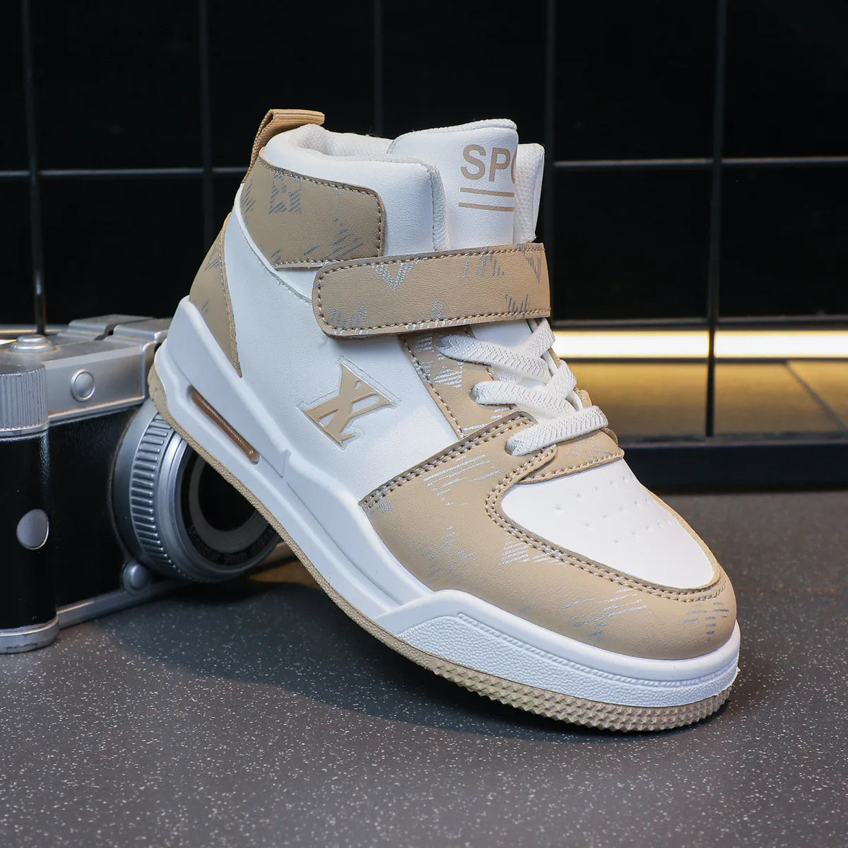 Kids High-Top Sneakers - Breathable Casual Shoes for Boys & Girls