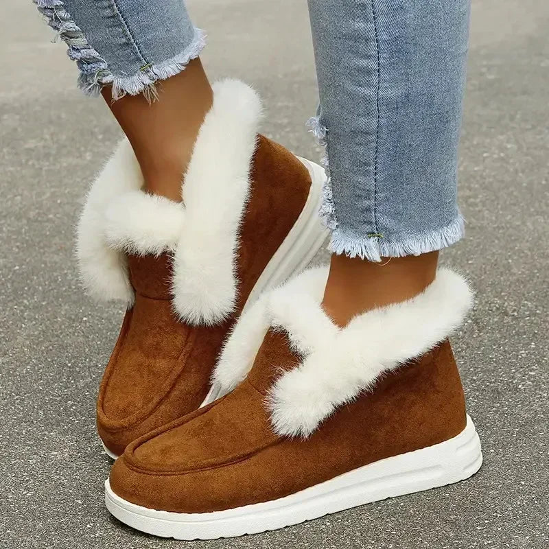 Women Winter Boot Thick Plush Warm Cotton Shoe/Boot . Botines Botas Mujer