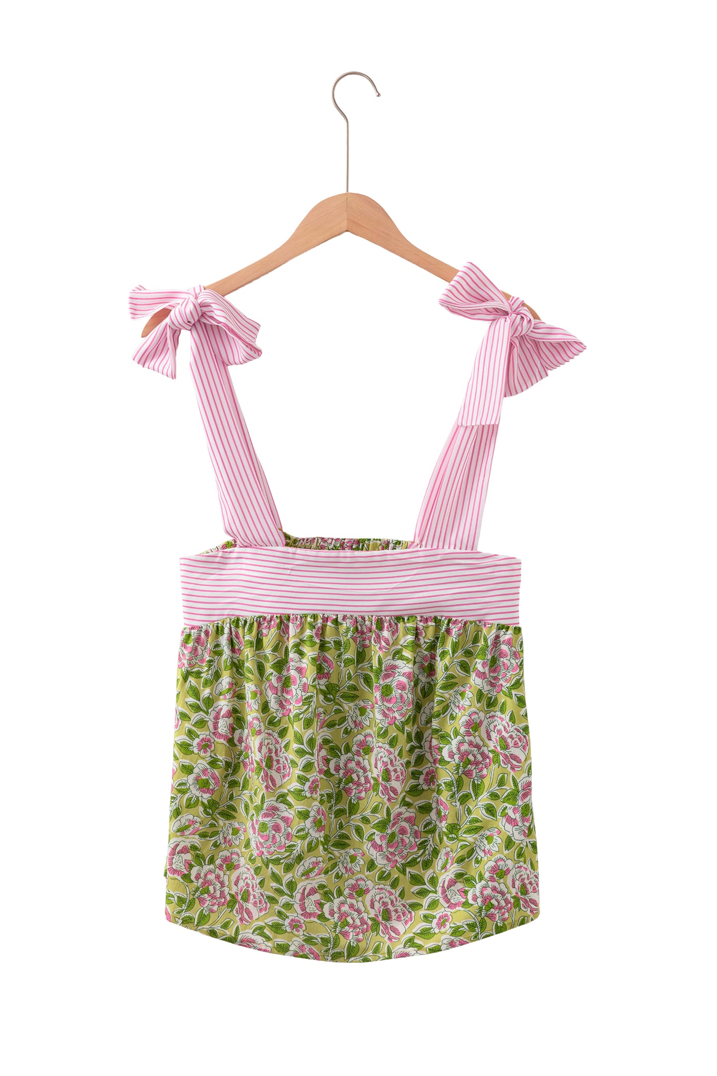 Womens Floral Babydoll Tank Top S–XL