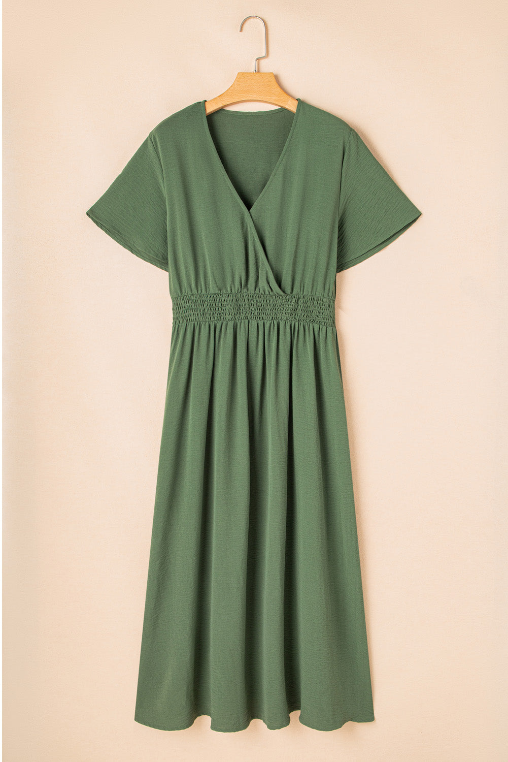 Plus Size Green Maxi Dress Women 1X–4X