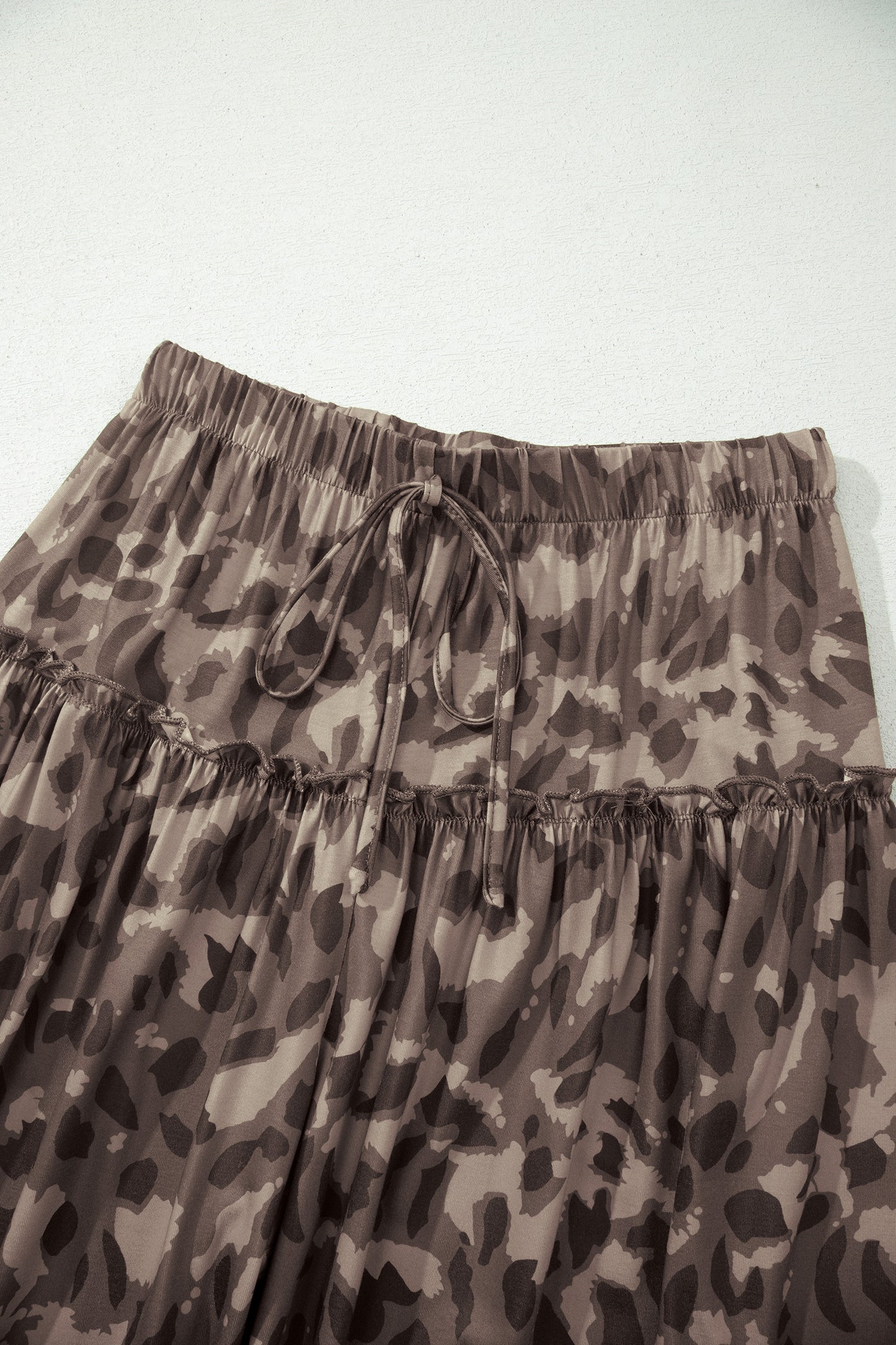 Camo Print Wide Leg Pants Women S–XL