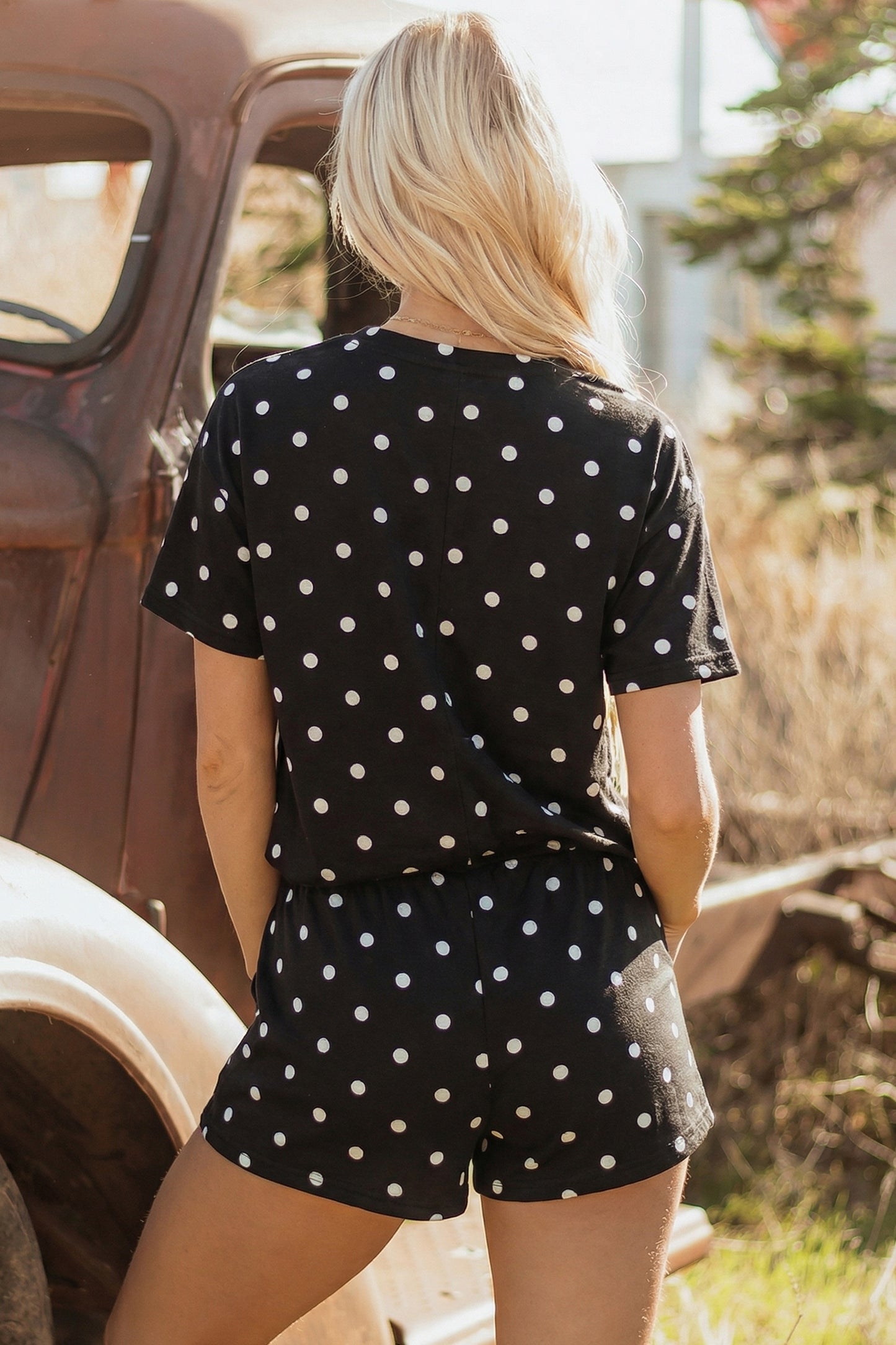 Polka Dot Short Set Women S–XL