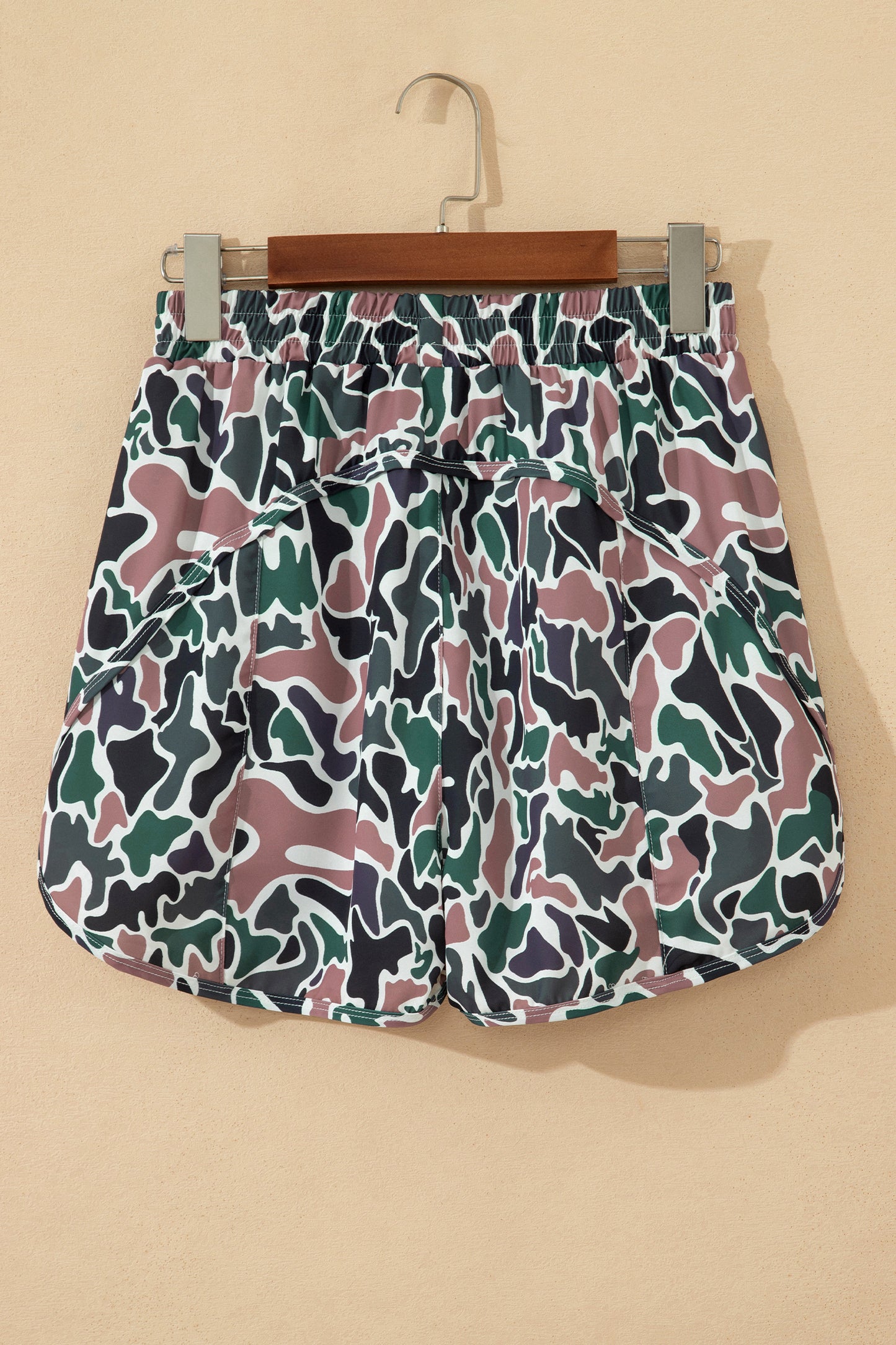 Camo Athletic Shorts Women S–XL