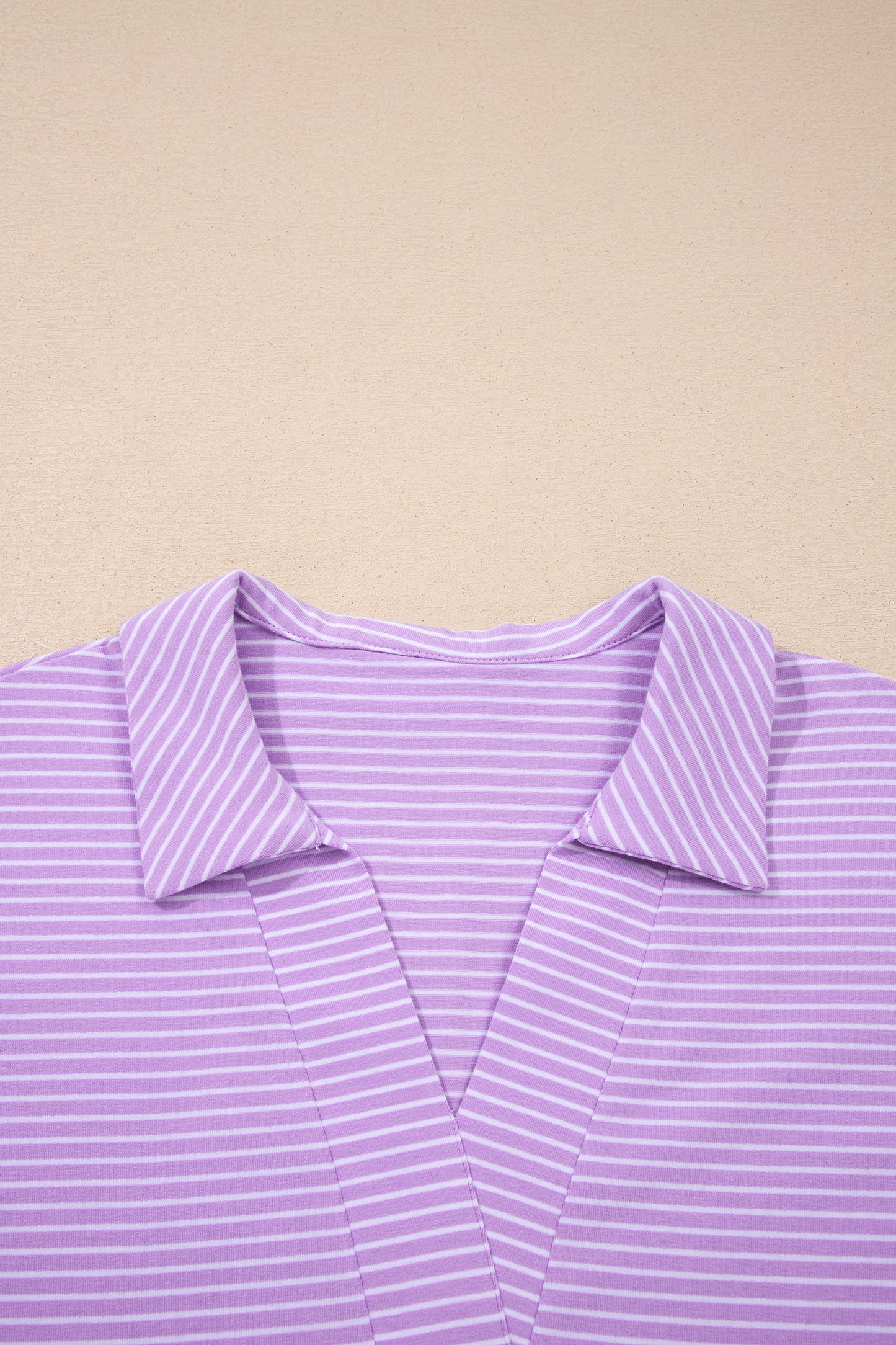 Striped Polo Shirt & Shorts Set Women S–2XL