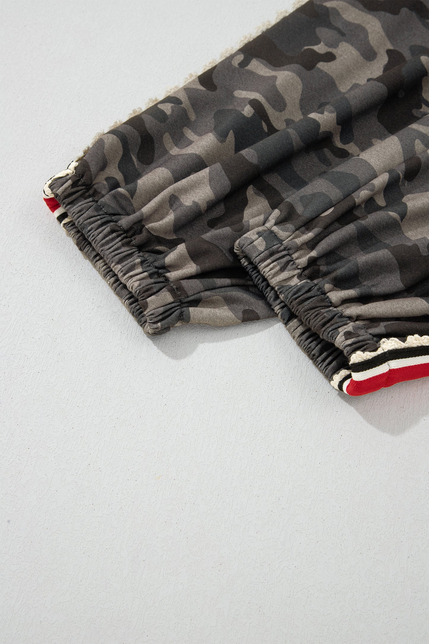 Camo Print Joggers with Side Stripe Detail – Women S–XL