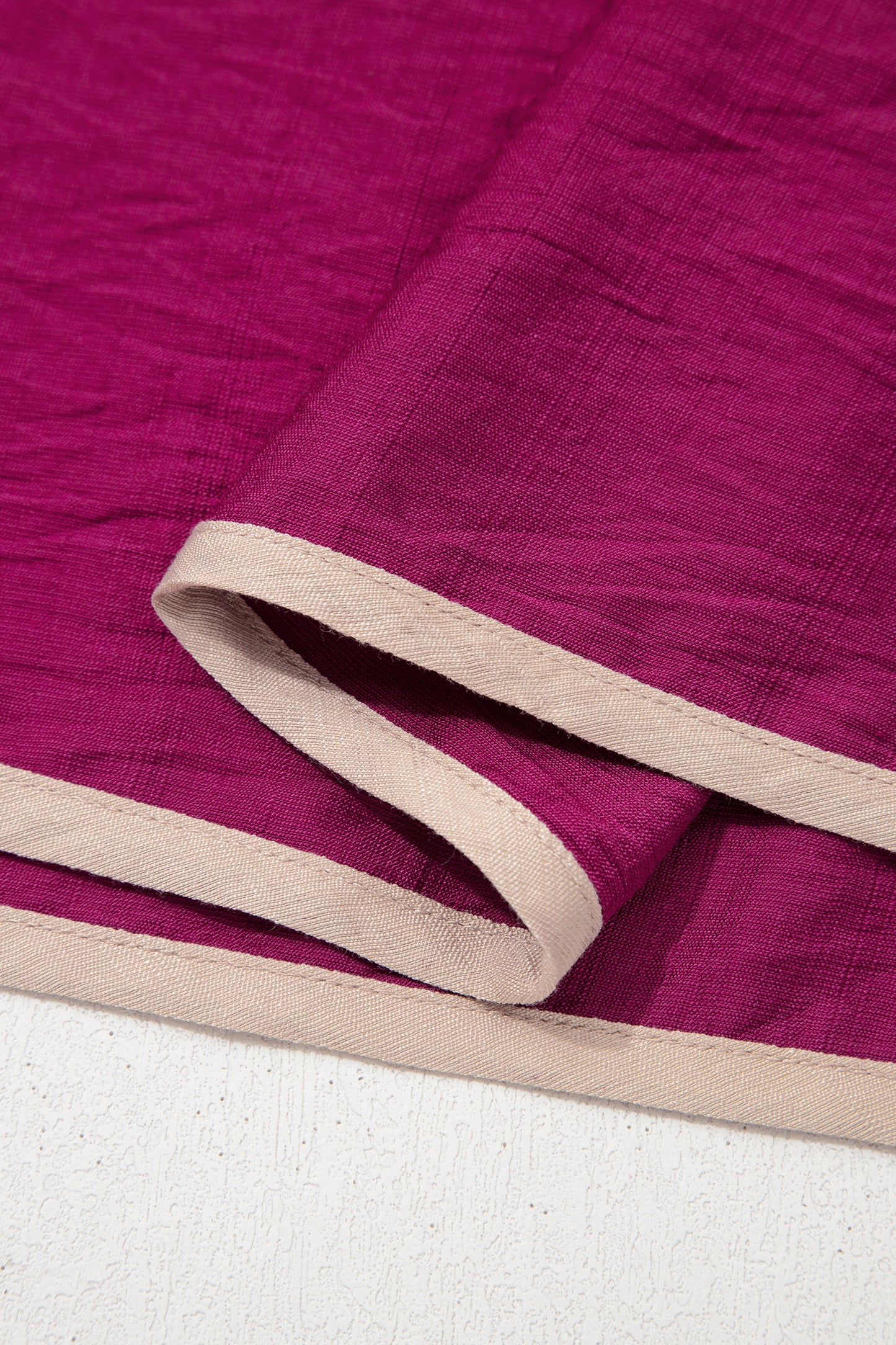 Womens Plus Size Maroon V Neck Blouse 1X–4X
