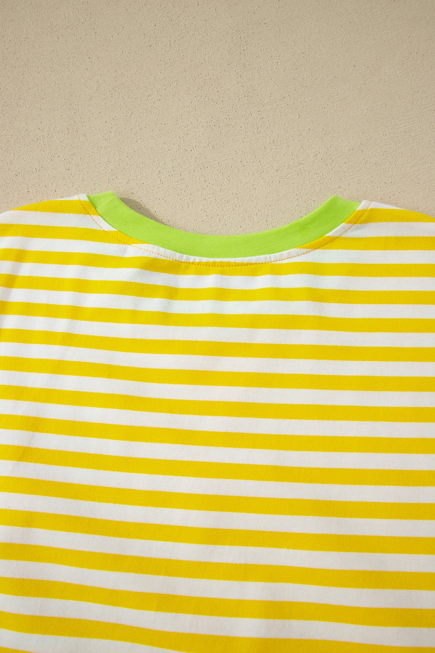 Striped Matching Set Tee & Shorts Women S–XL