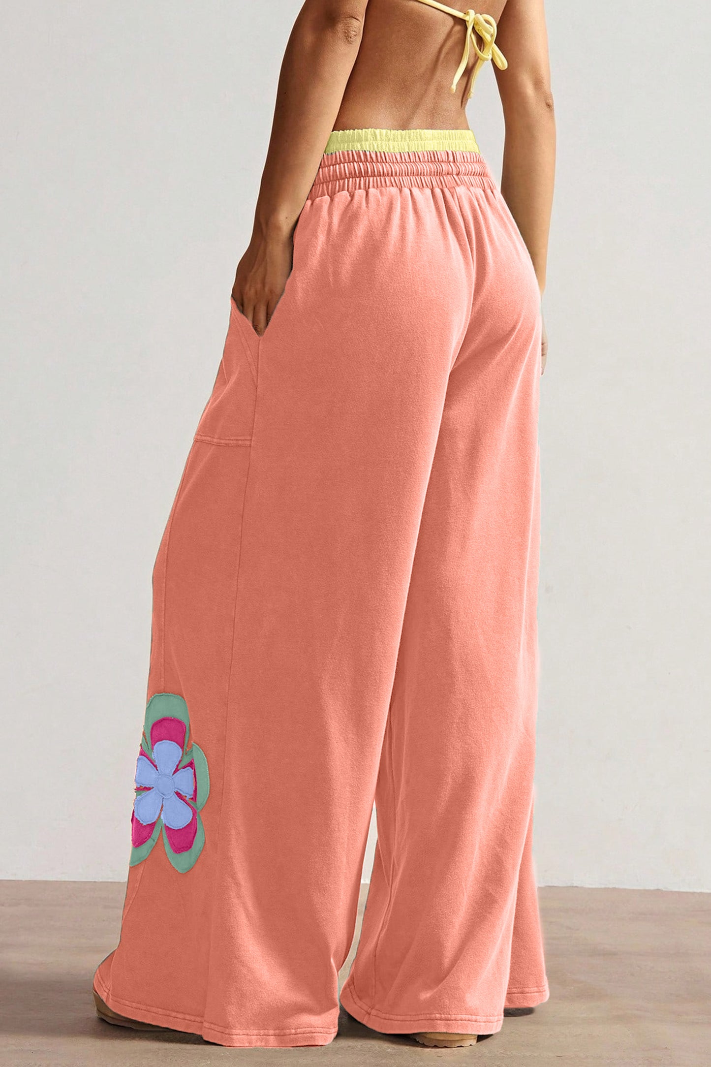 Floral Wide Leg Pants Women S–XL
