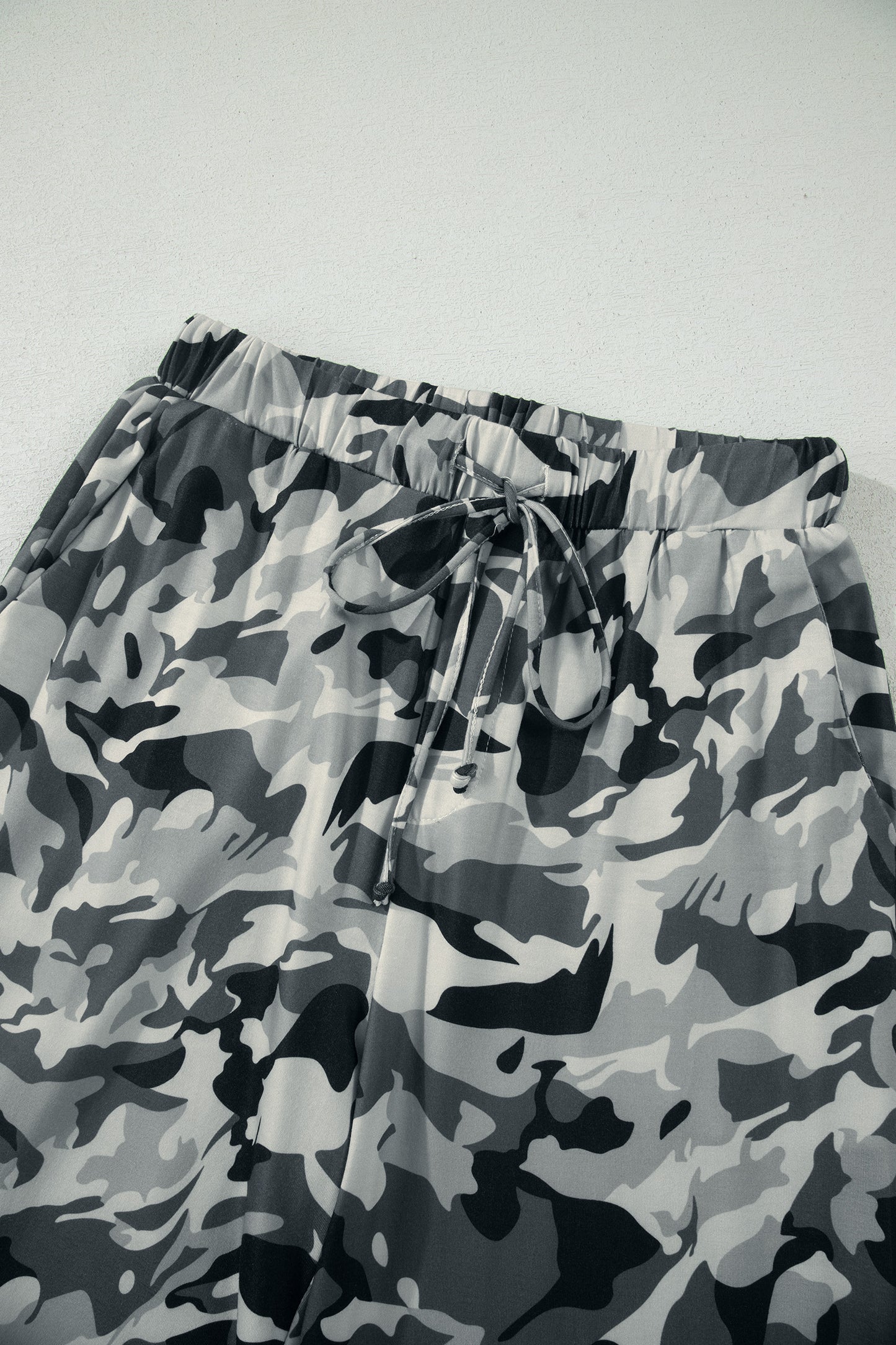 Camo Wide Leg Pants Women S–XL
