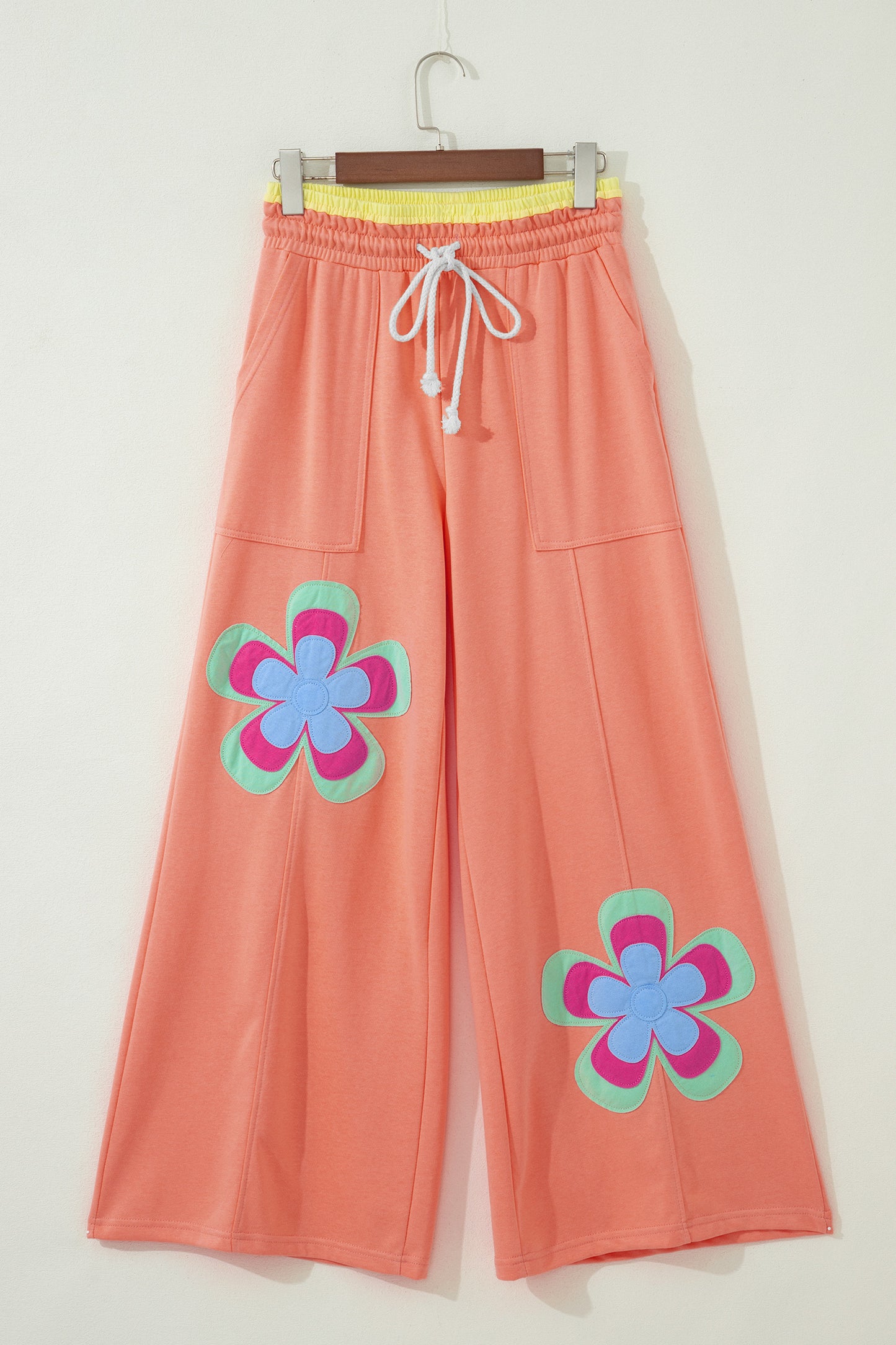 Floral Wide Leg Pants Women S–XL