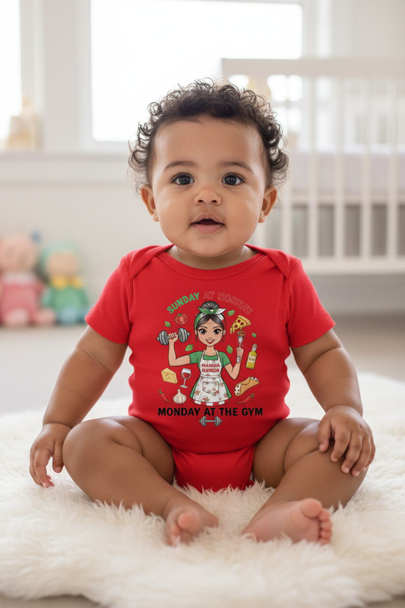 12M Baby Boy Red Sheepskin