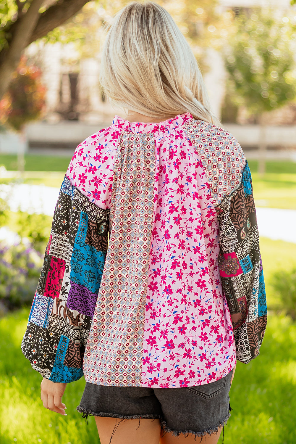 Floral Print Blouse Women S–XL