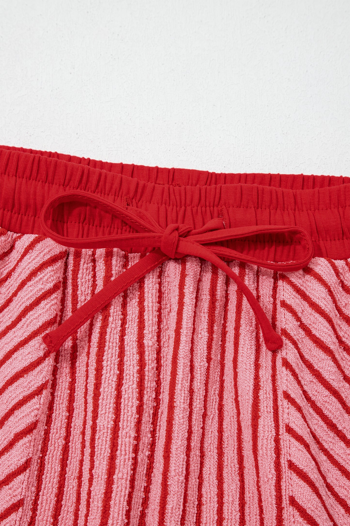 Striped Crop Pants Set Women S–XL