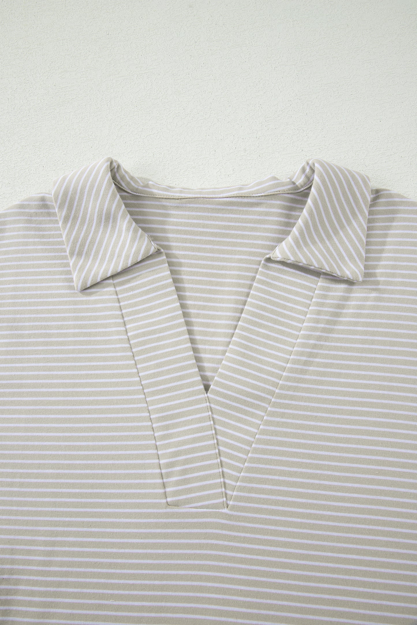 Striped Polo Shirt & Shorts Set Women S–2XL