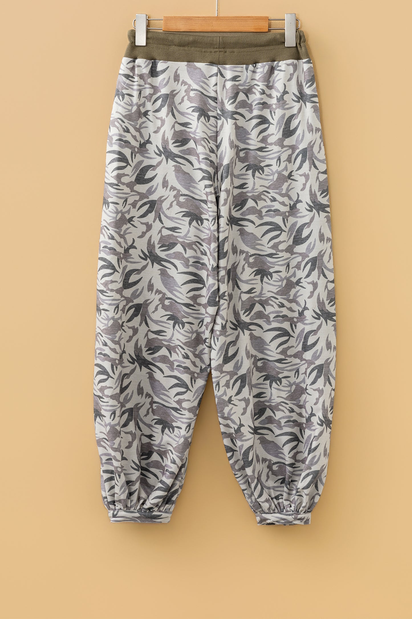 Womens Printed Cargo Barrel Pants S–XL