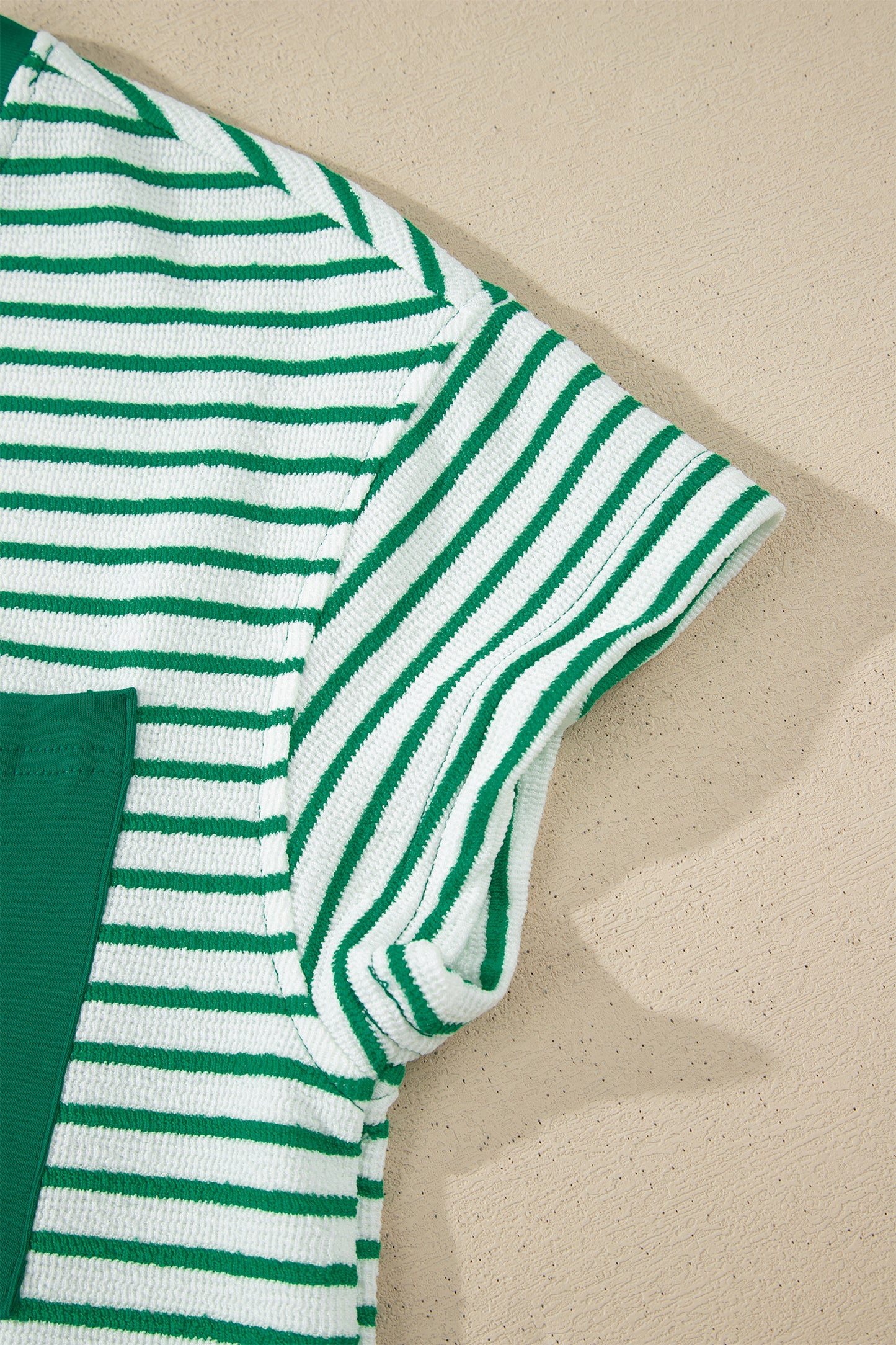 Striped Crop Pants Set Women S–XL