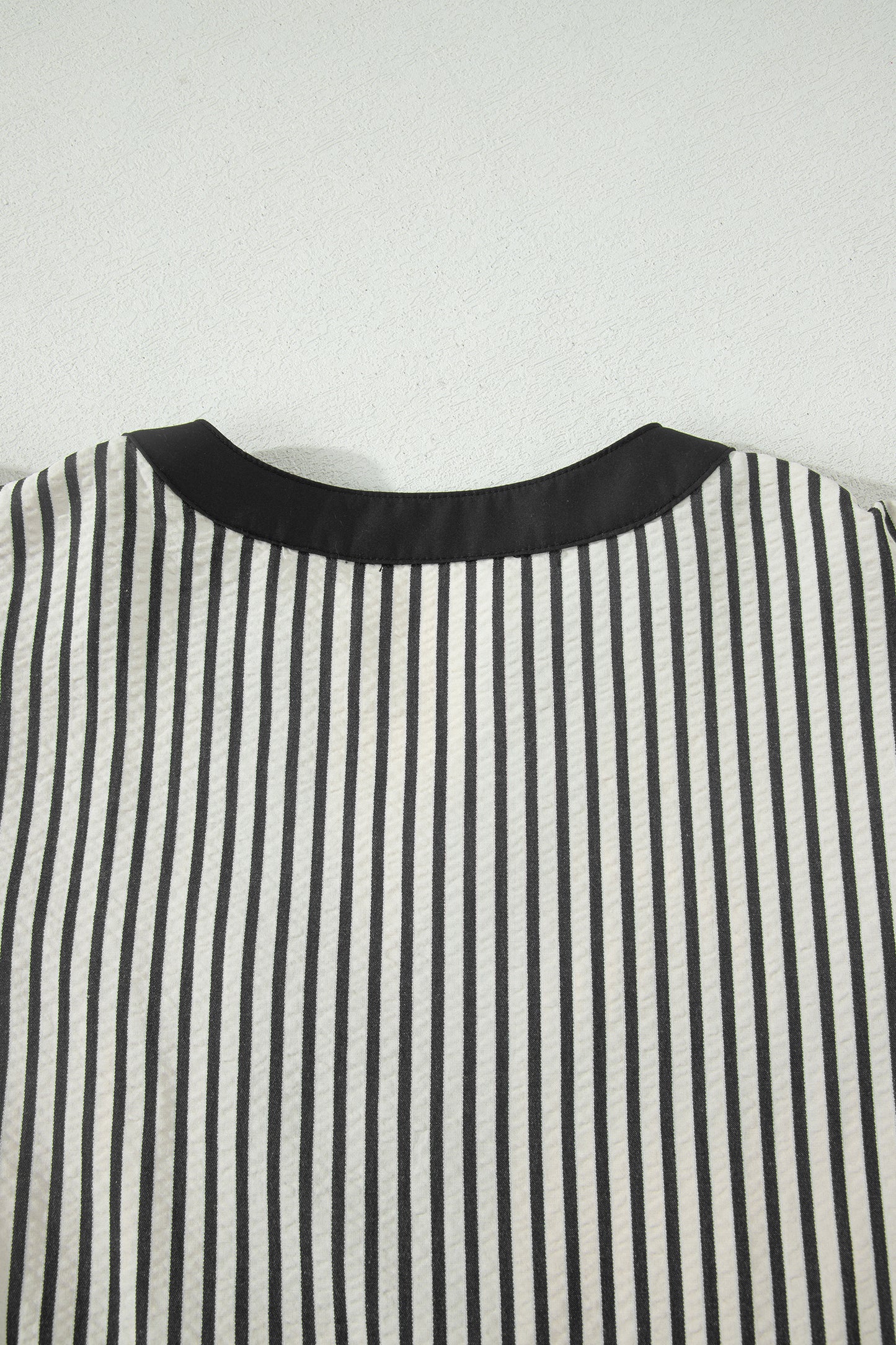 Striped Ruffle Sleeve V-Neck Blouse – Women S–XL