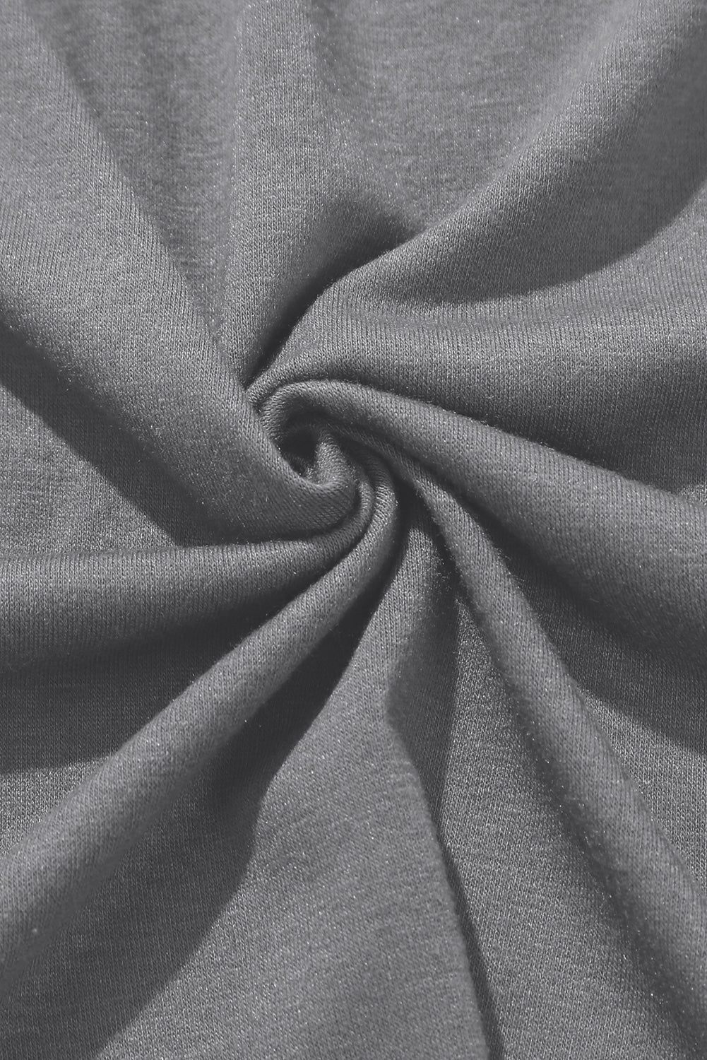 Grey Knotted Drop Waist Split Leg Relaxed Pants