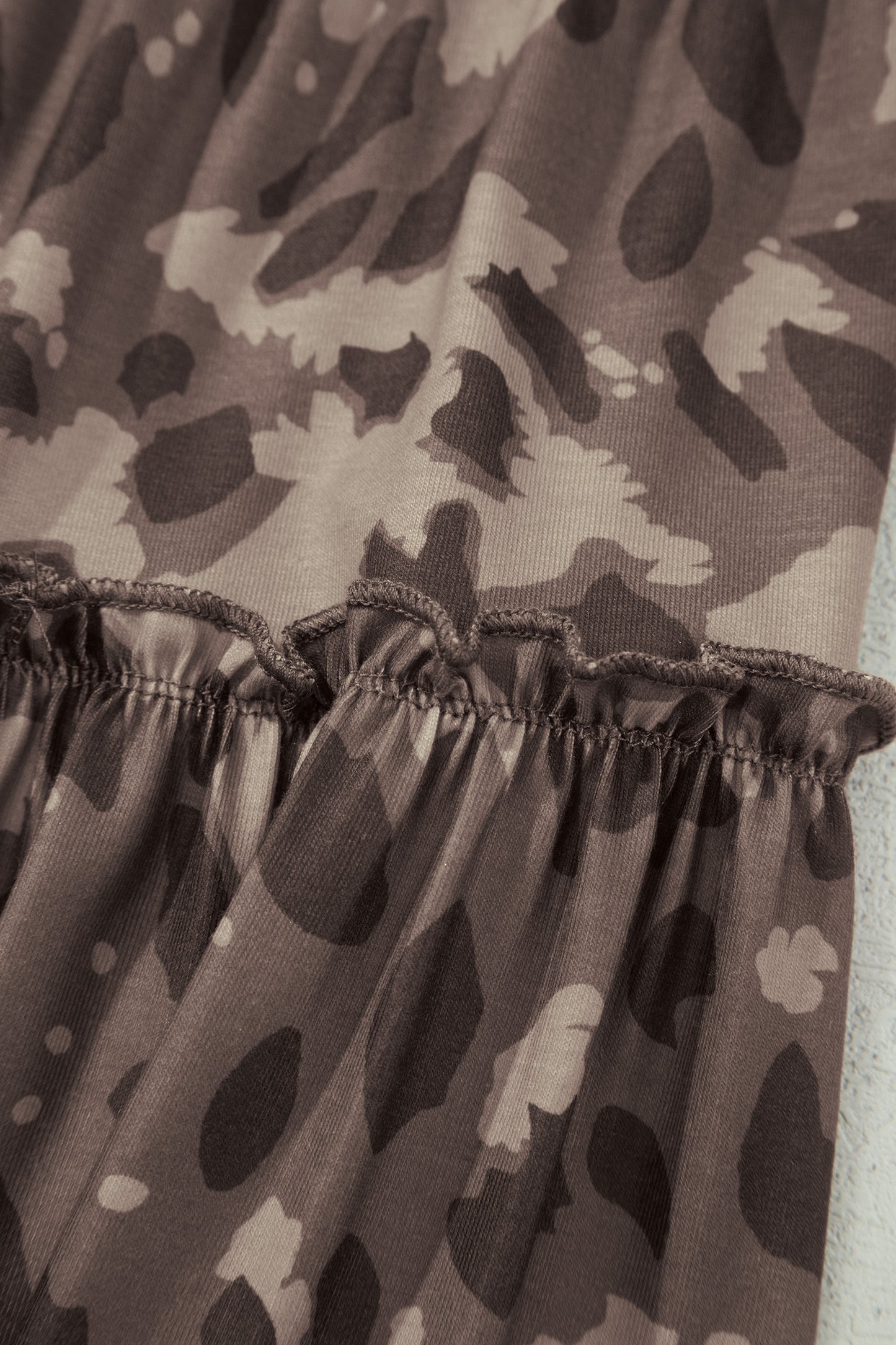 Camo Print Wide Leg Pants Women S–XL