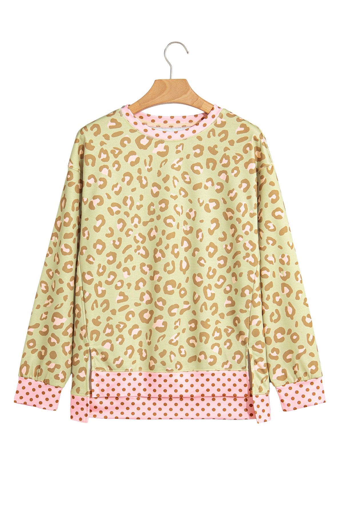 Leopard Print Long Sleeve Top S to XL