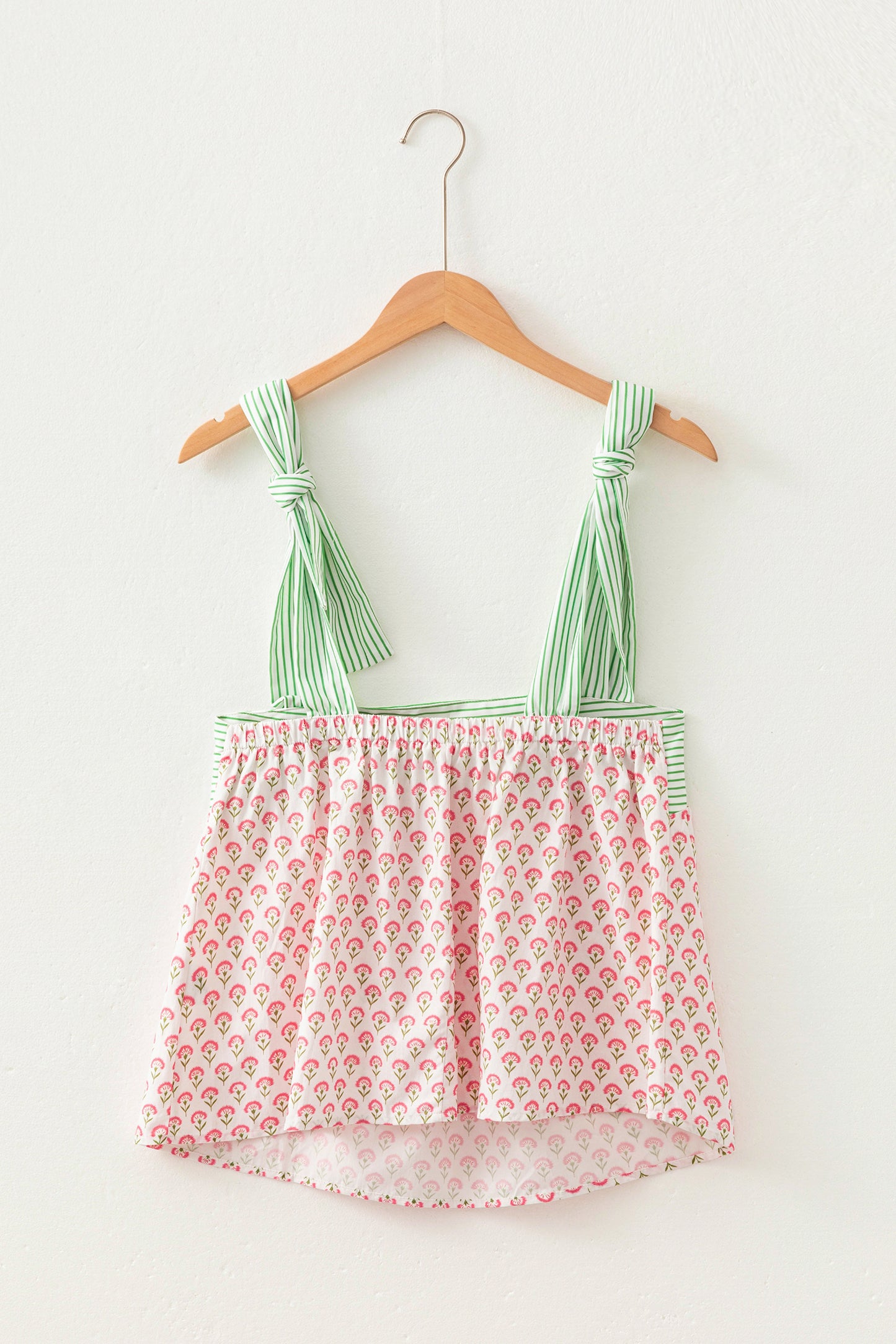 Womens Floral Babydoll Tank Top S–XL