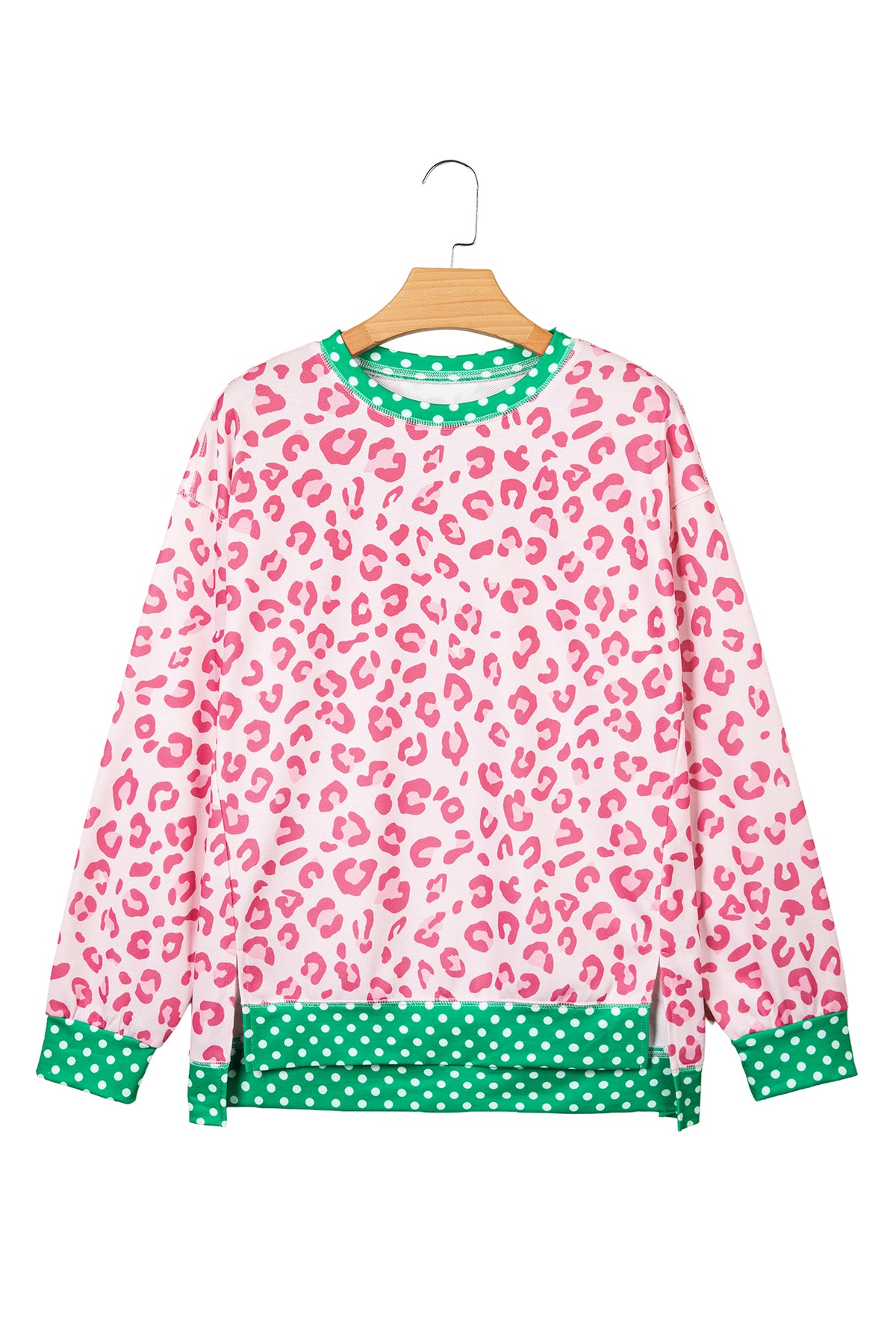 Leopard Print Long Sleeve Top S to XL
