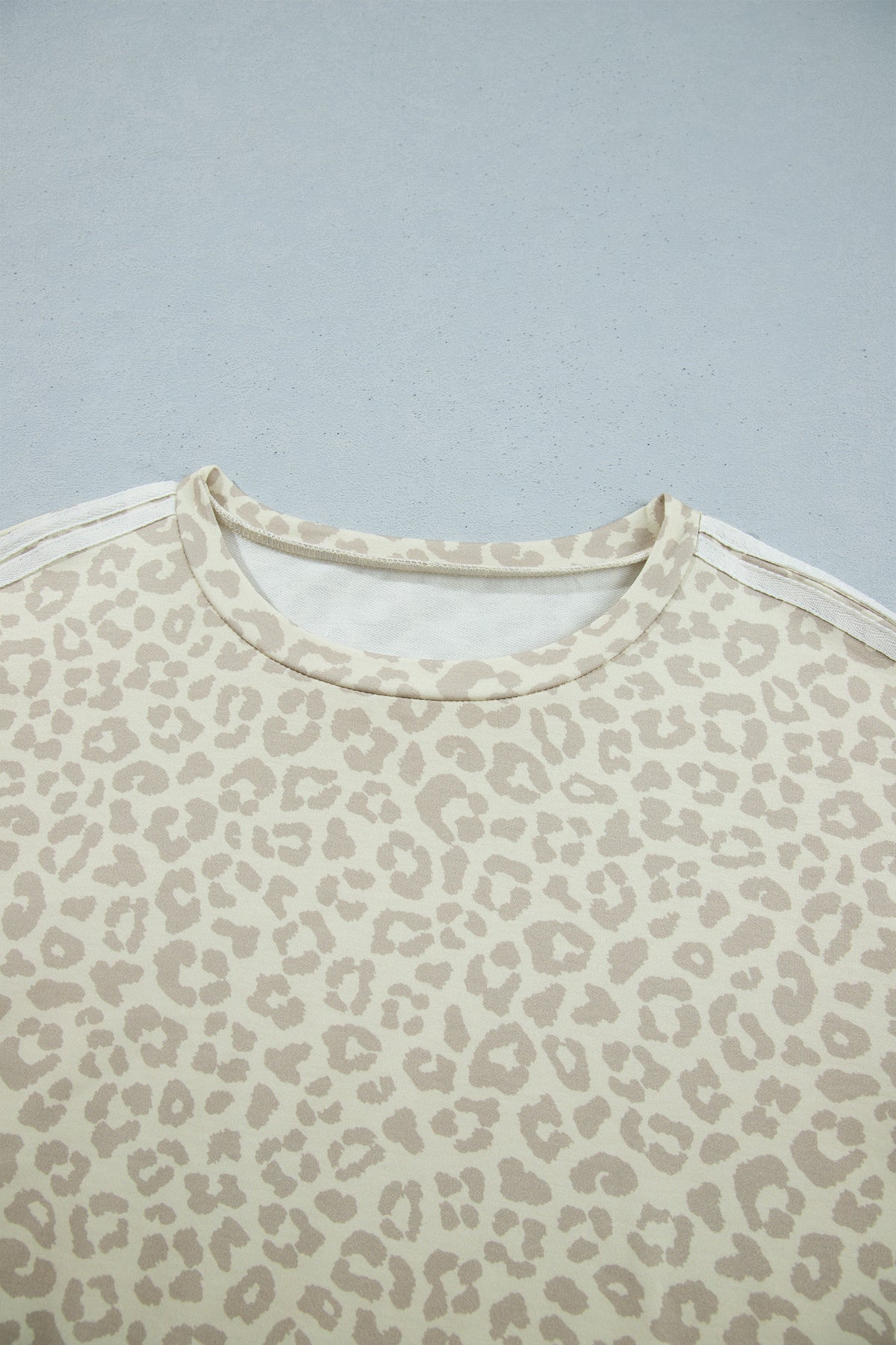 Women's Leopard Print Varsity Two Piece Set S to XL