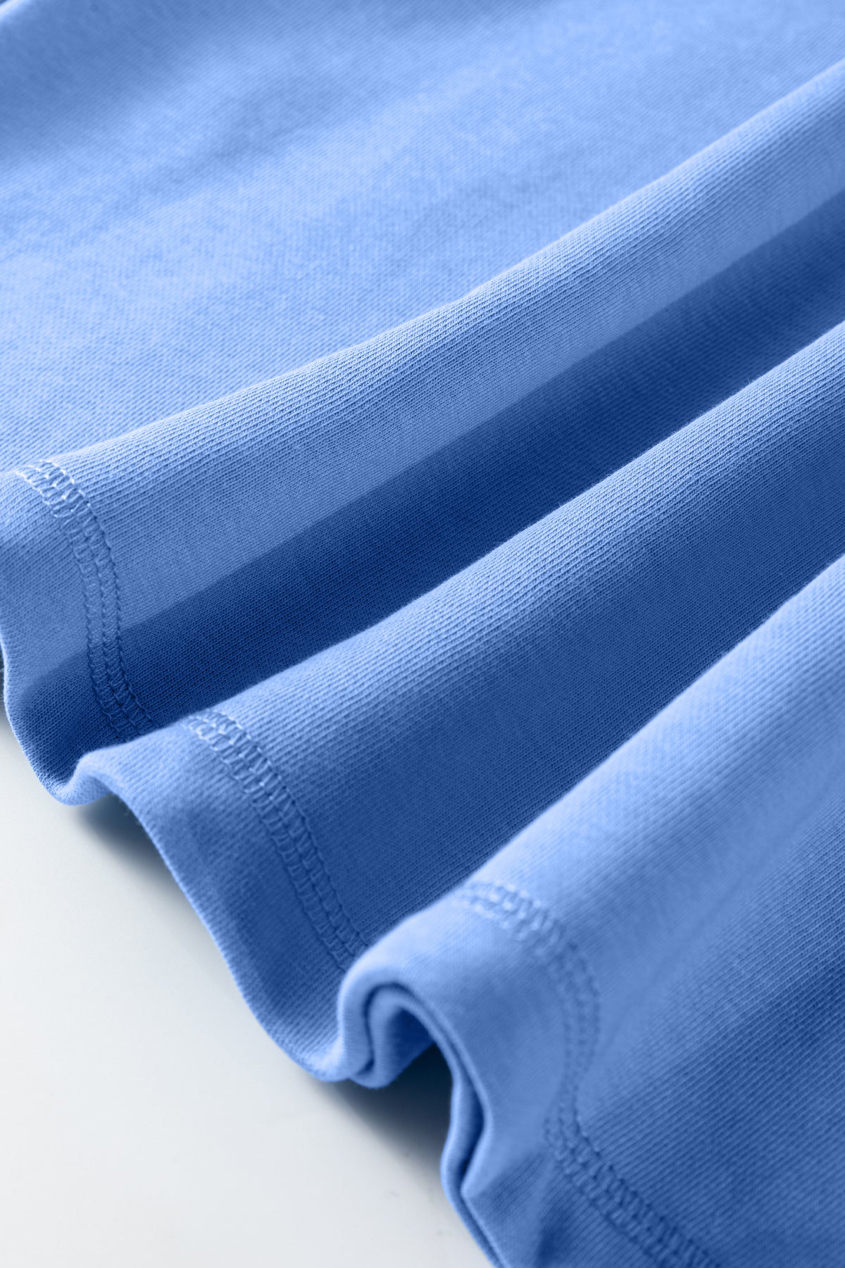 Solid Color Raw Seam Patchwork Baggy Sweatshirt