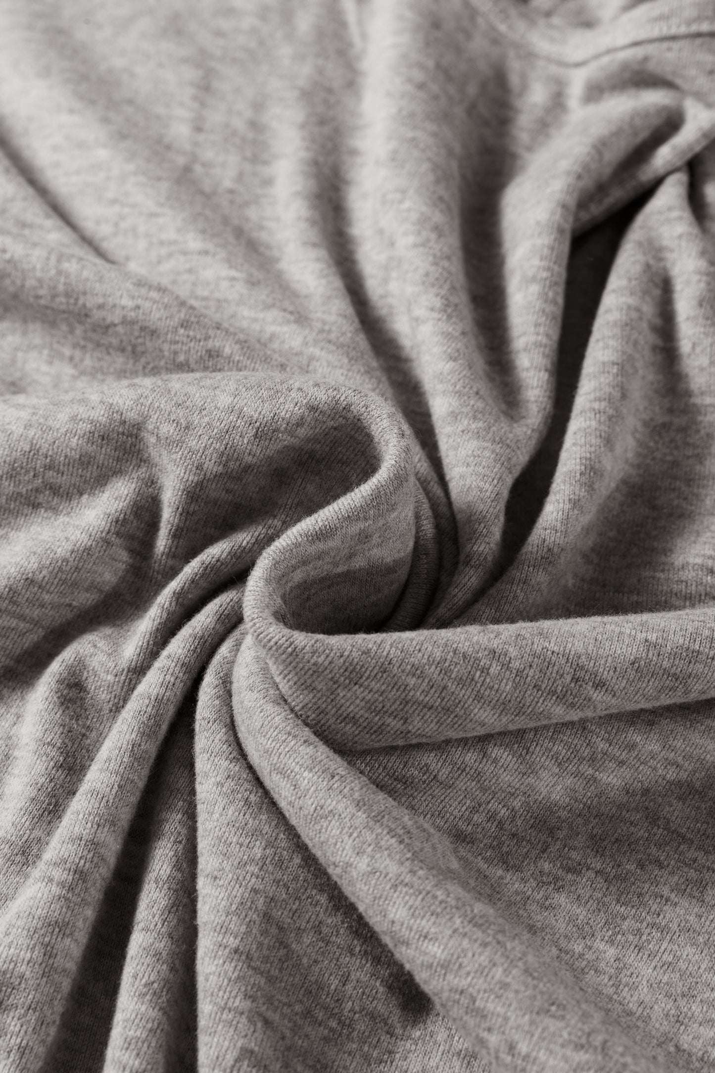 Solid Extended Cuff Long Sleeve Top | Light Grey