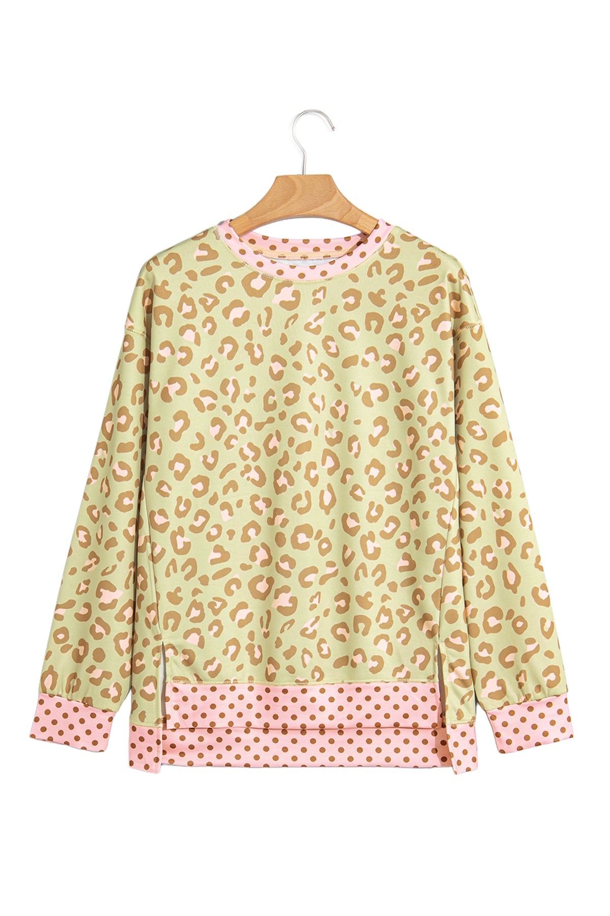 Leopard Print Long Sleeve Top S to XL