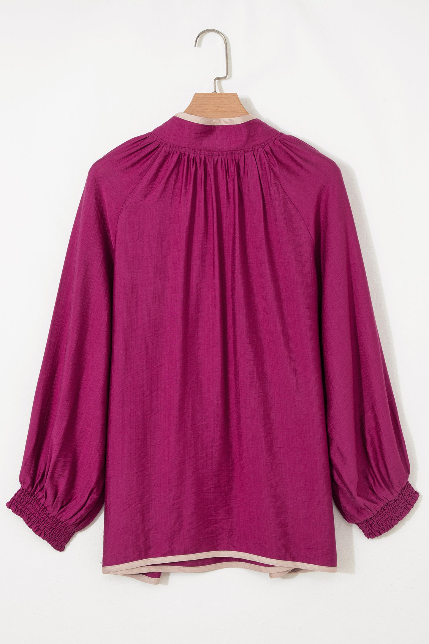 Womens Plus Size Maroon V Neck Blouse 1X–4X