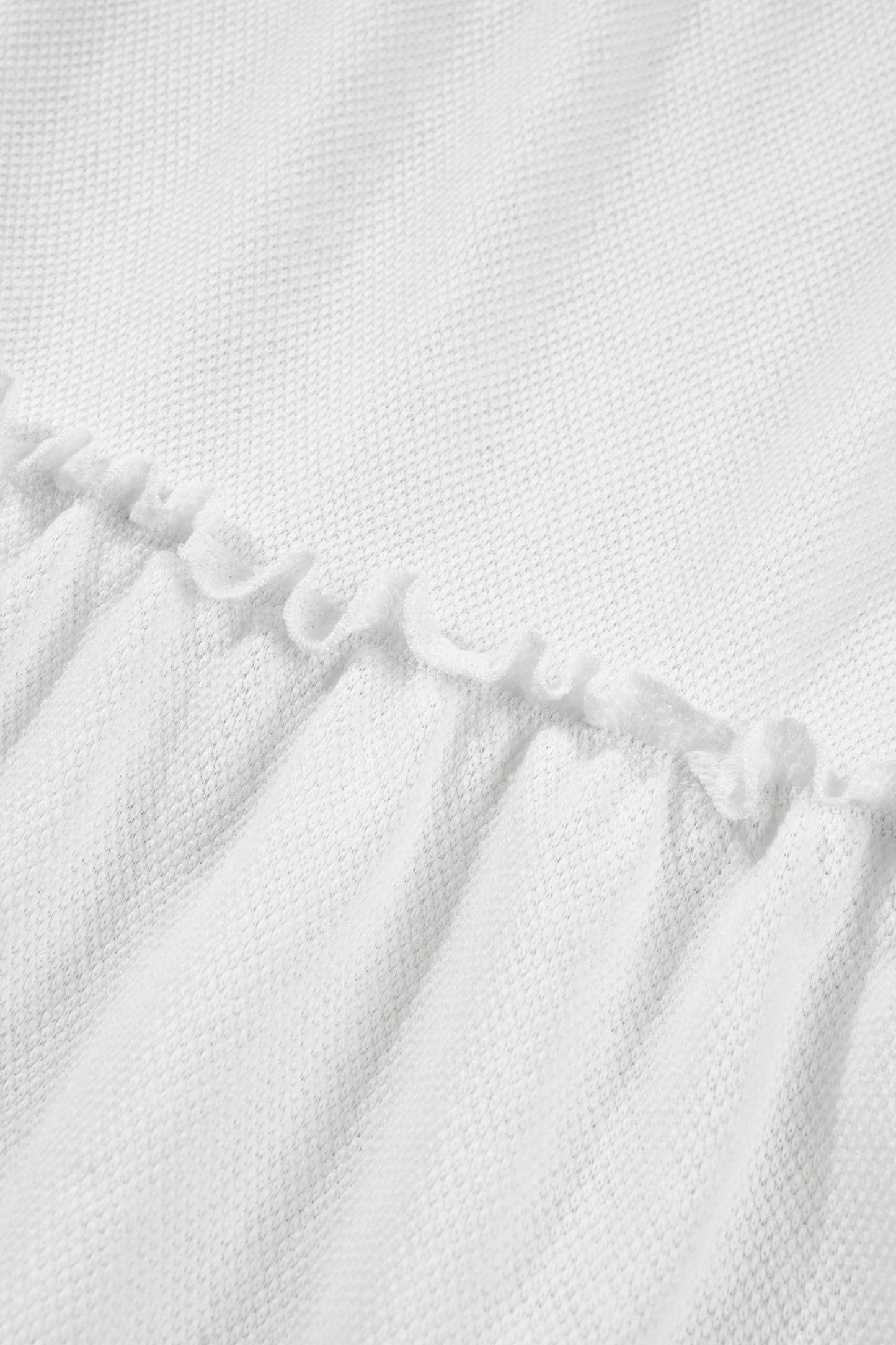 Tiered Frill Trim A-Line Tank Top