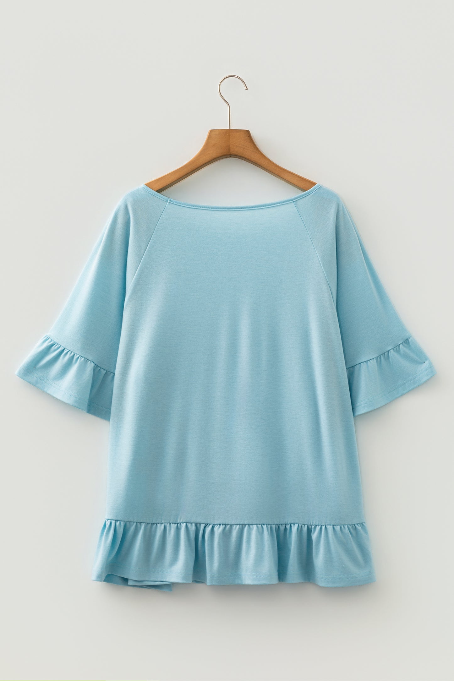 Plus Size Ruffled Short Sleeve Blouse Women 1X–4X
