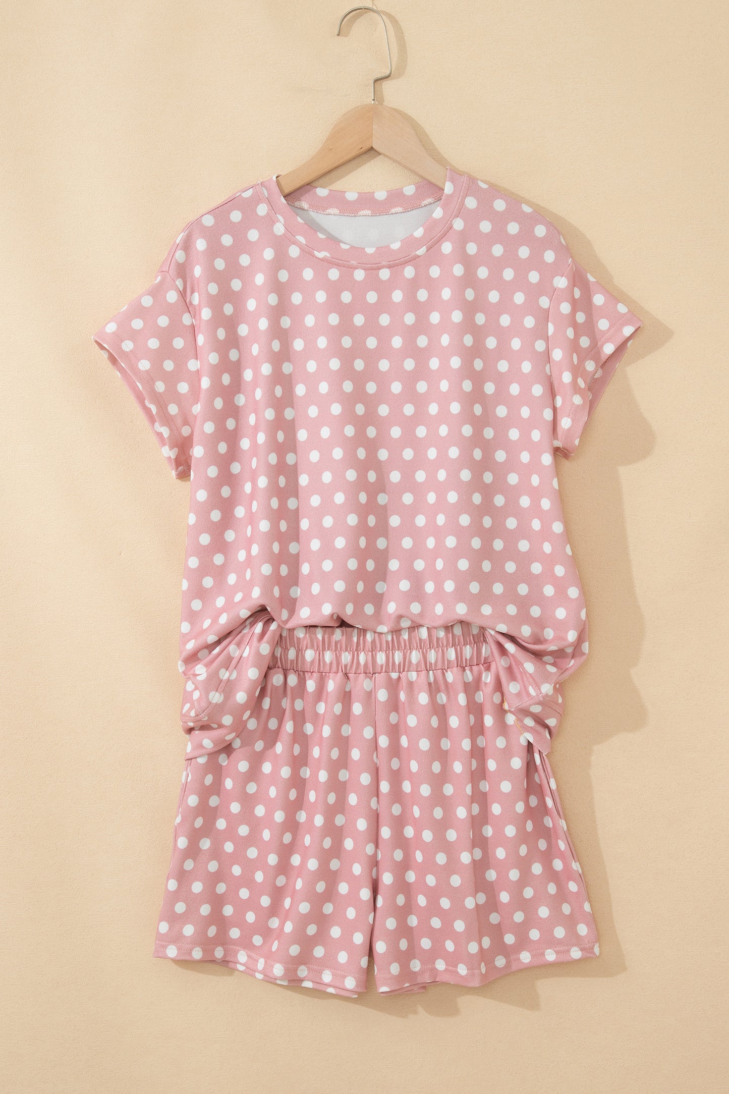 Polka Dot Print Short Set – Women S–2XL