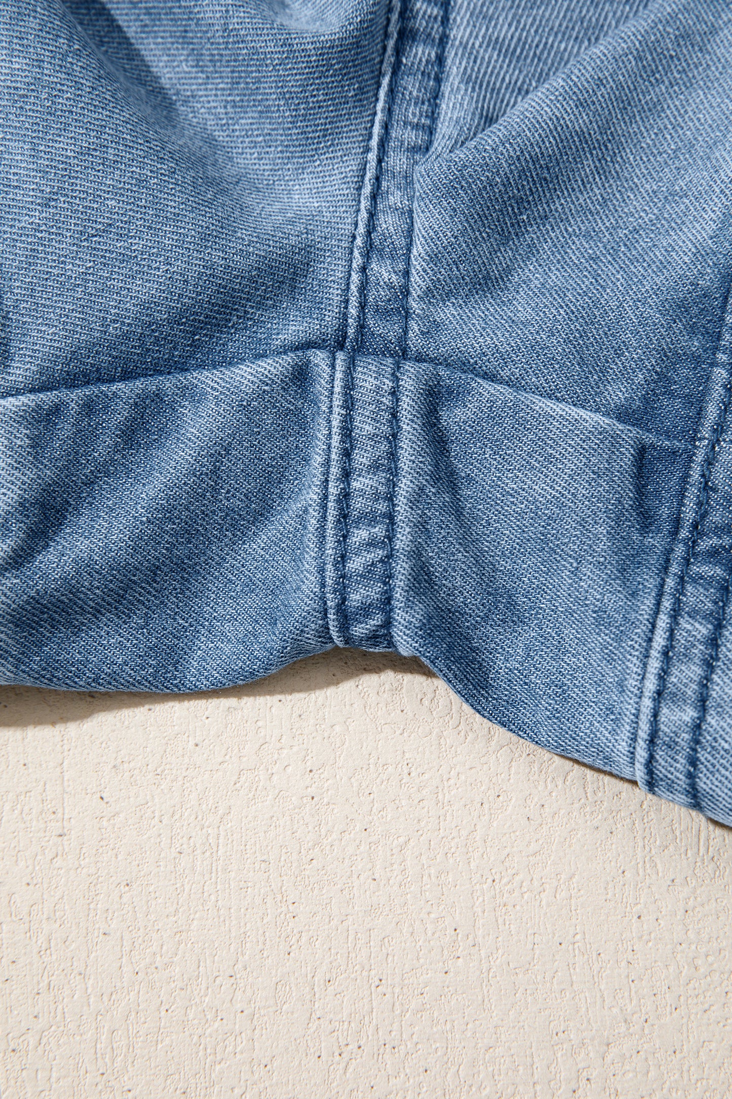 Denim Smocked Waist Shorts Women Size 4–16