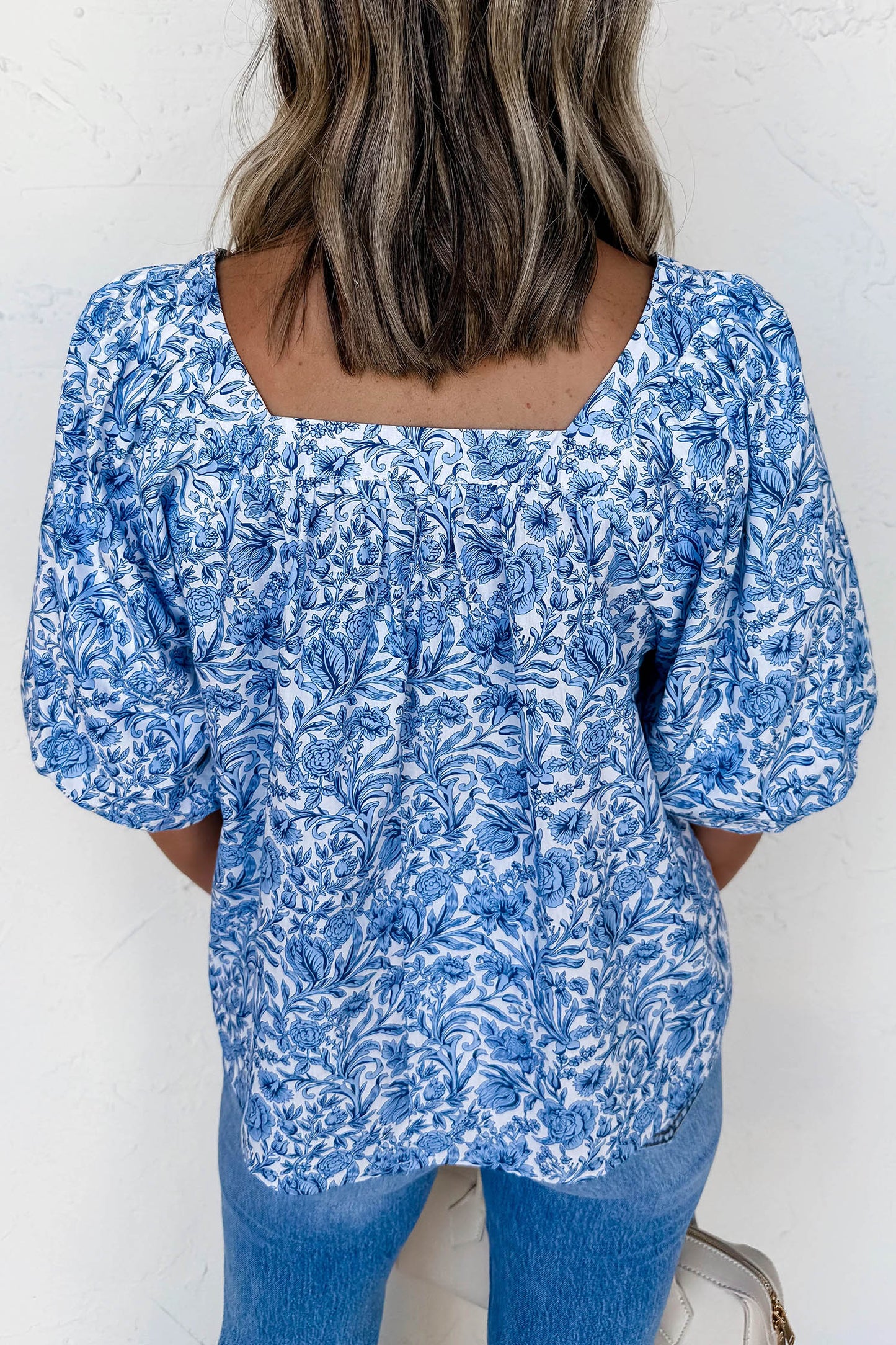 Floral Puff Sleeve Blouse Women S–XL