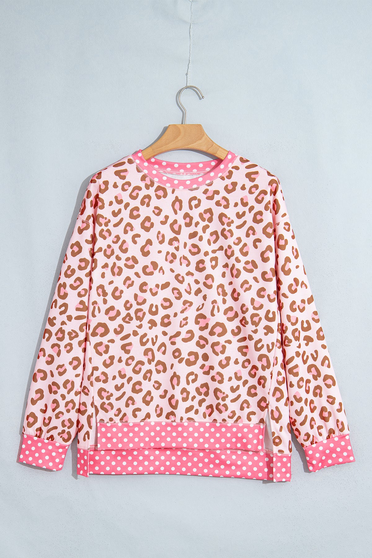 Leopard Print Long Sleeve Top S to XL