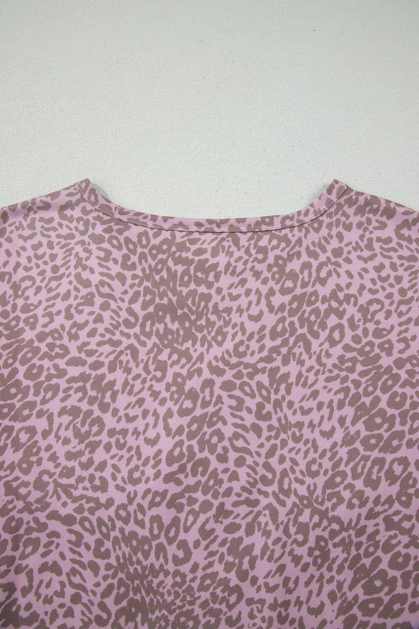 Leopard Print Retro Tee Studded Star Patch Loose Fit Women S–XL