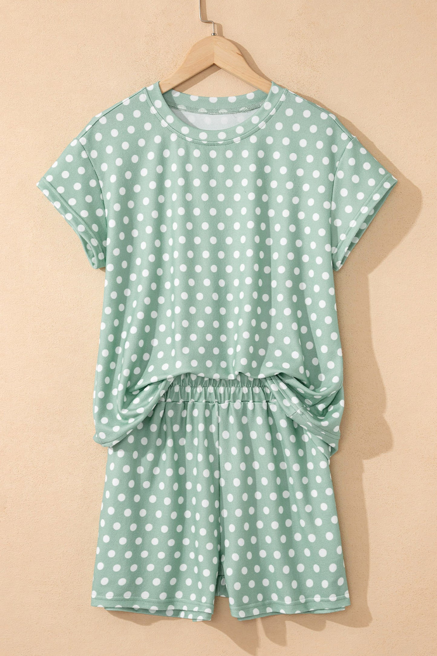 Polka Dot Print Short Set – Women S–2XL